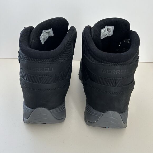 Merrell Coldpack Ice Mid Polar Winter Boots Black J91841 Mens 13 Arctic Grip WP - Picture 7 of 12